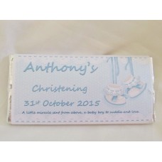 Baby Bootie Personalized Chocolate Bar