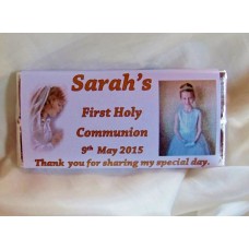 Golden Personalized Communion bar with photo
