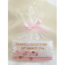 Personalized Chocolate Bar for Christening Girl