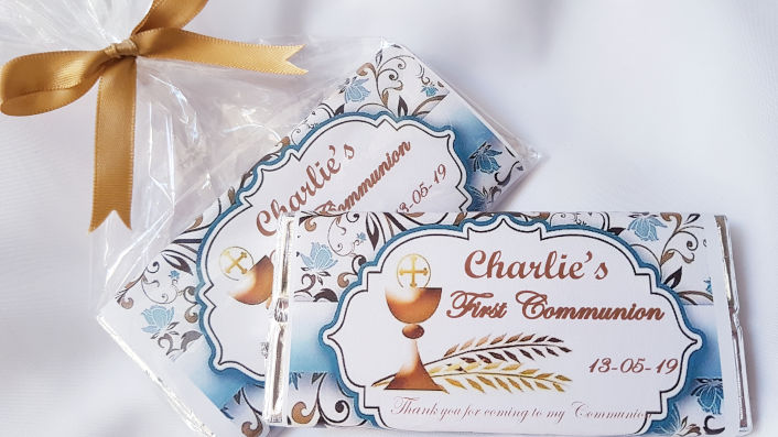 Communion Personalised Chocolates